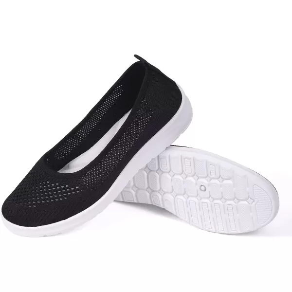 MUSSHOE Walking Shoes Women Breathe Mesh Slip On Sneakers Women Comfortable Lightweight