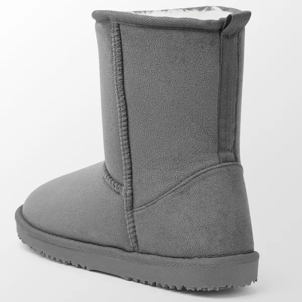 MUSSHOE Winter Mid-Calf Plush Fuzzy Boots for Women Snow Womens Ankle Furry Slip On Boots Suede Platform Boot Fall Fur Cozy Shoes