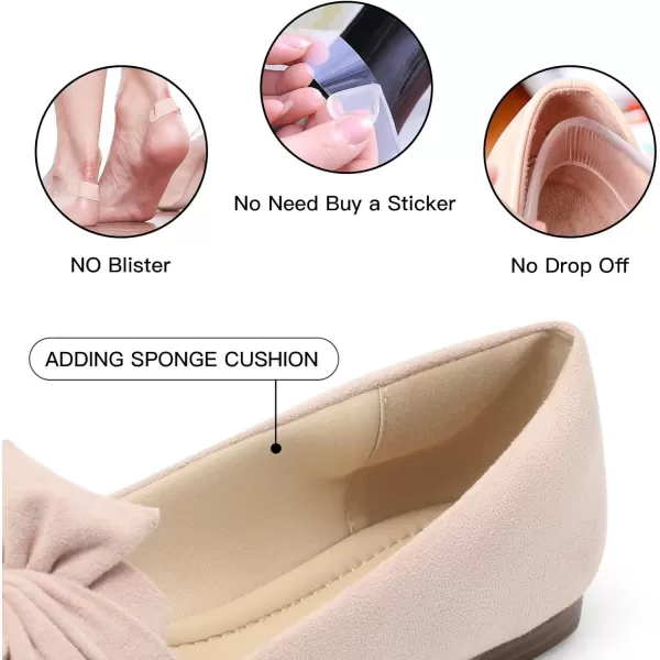 MUSSHOE Women's Flats Dressy Pointed Toe Comfortable Bowknot Ballet Flats Shoes