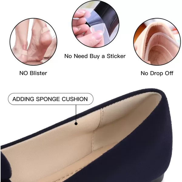 MUSSHOE Women's Flats Dressy Pointed Toe Comfortable Bowknot Ballet Flats Shoes