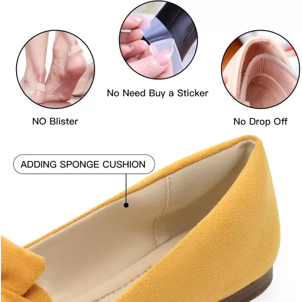 MUSSHOE Women's Flats Dressy Pointed Toe Comfortable Bowknot Ballet Flats Shoes