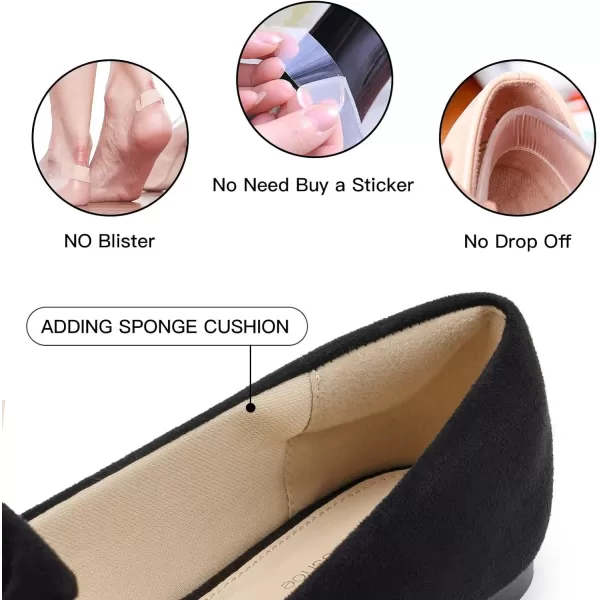 MUSSHOE Women's Flats Dressy Pointed Toe Comfortable Bowknot Ballet Flats Shoes