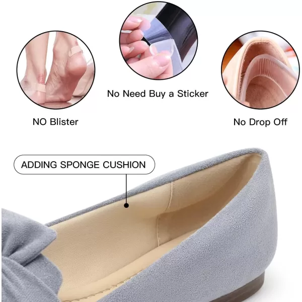 MUSSHOE Women's Flats Dressy Pointed Toe Comfortable Bowknot Ballet Flats Shoes