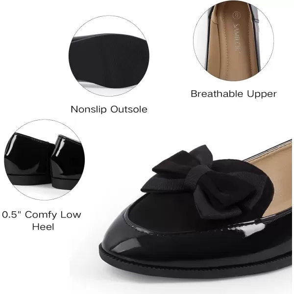 MUSSHOE Women's Loafer Slip-on Flats for Women Dressy Comfortable Loafers for Women