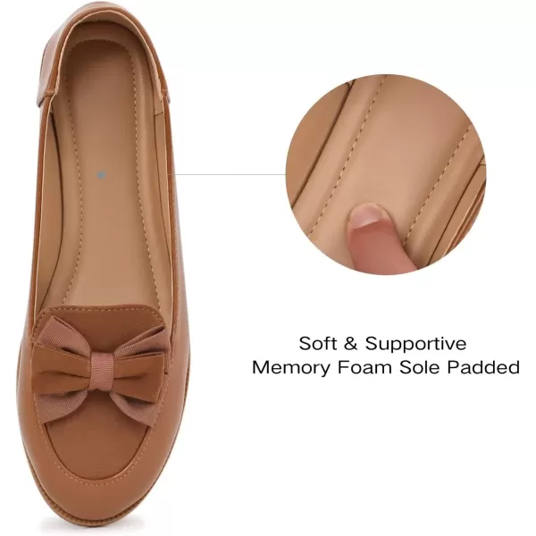 MUSSHOE Women's Loafer Slip-on Flats for Women Dressy Comfortable Loafers for Women