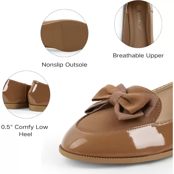 MUSSHOE Women's Loafer Slip-on Flats for Women Dressy Comfortable Loafers for Women
