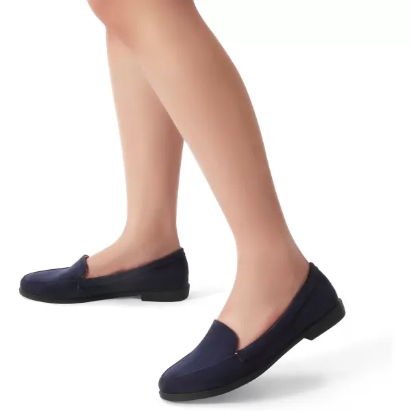 MUSSHOE Women's Loafer Slip-on Flats for Women Dressy Comfortable Loafers for Women