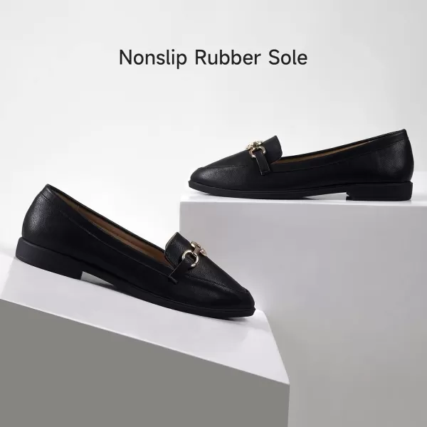 MUSSHOE Women's Loafer Slip-on Flats for Women Dressy Comfortable Loafers for Women