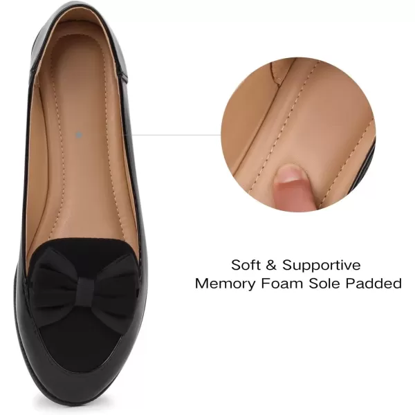 MUSSHOE Women's Loafer Slip-on Flats for Women Dressy Comfortable Loafers for Women