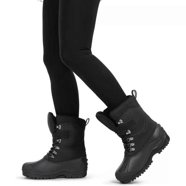 MUSSHOE Women's Snow Boots Waterproof Insulated Mid-Calf Boots Winter Boots for Women