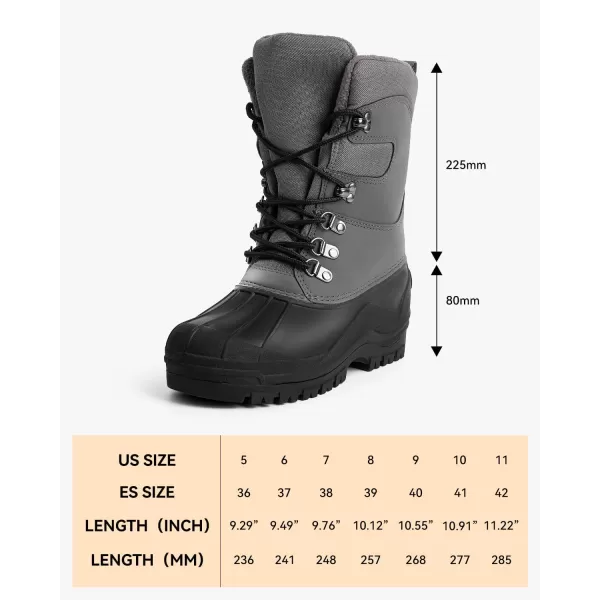 MUSSHOE Women's Snow Boots Waterproof Insulated Mid-Calf Boots Winter Boots for Women