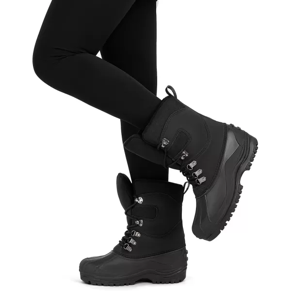 MUSSHOE Women's Snow Boots Waterproof Insulated Mid-Calf Boots Winter Boots for Women