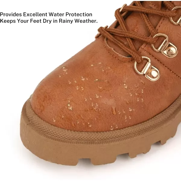MUSSHOE Women's Winter Platform Boots Non Slip Comfortable Snow Boots Hunter Rain Boots Combat Boots Fashion Ankle Boots&amp;Booties Chunky Booties for Women