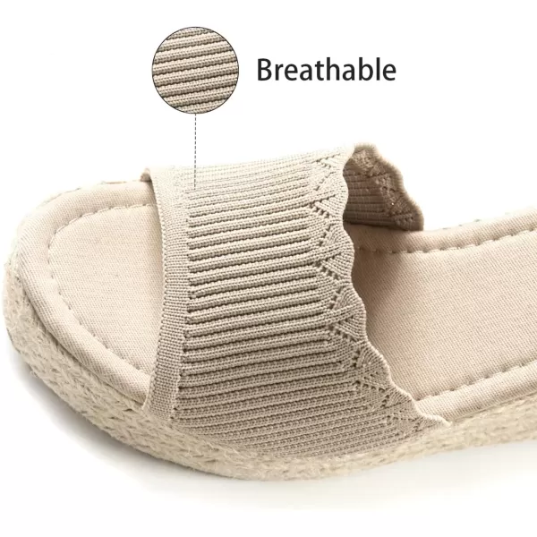 Samilor Wedge Sandals for Women, Women's Platform Sandals, Open Toes Summer Wedges for Women, Ankle Strap Espadrille Sandals for Women