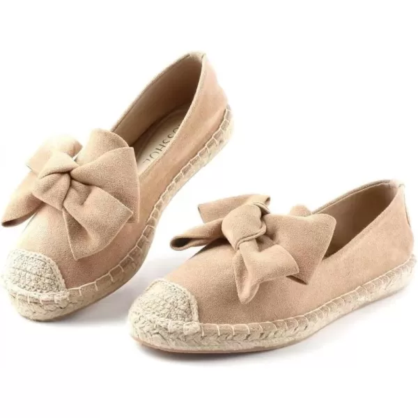 MUSSHOE Espadrilles for Women Flats Dressy Comfort Flat Closed Toe