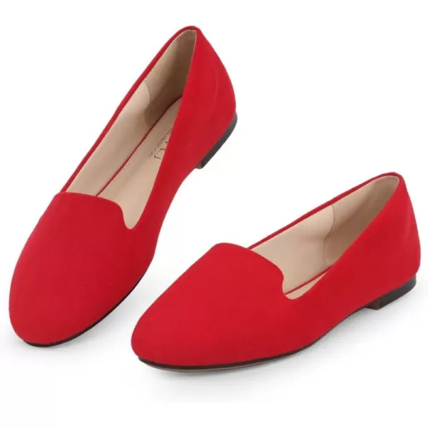 MUSSHOE Flats Shoes Women Comfortable Round Toe Memory Foam Women's Flats