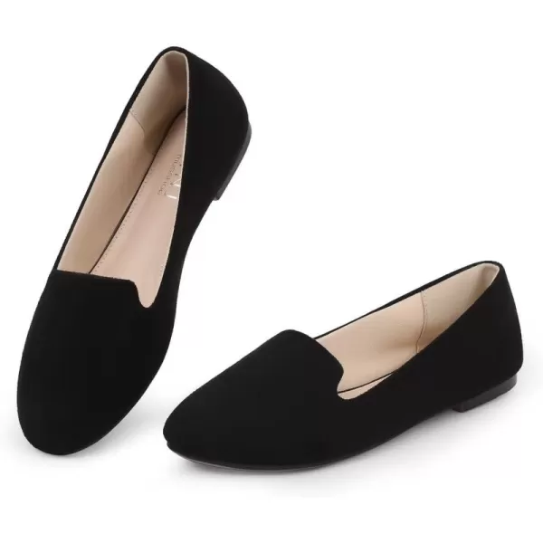 MUSSHOE Flats Shoes Women Comfortable Round Toe Memory Foam Women's Flats