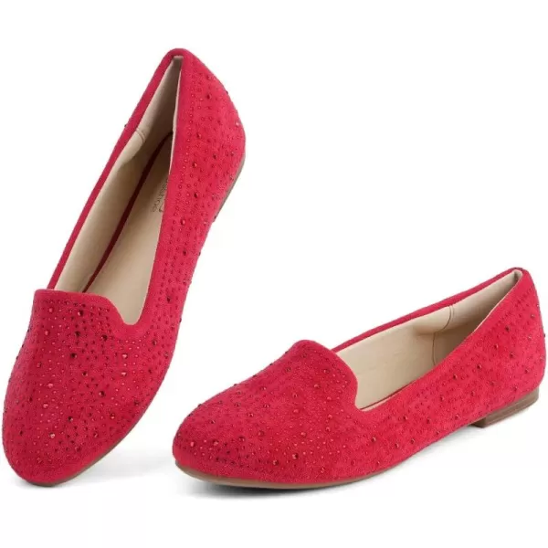 MUSSHOE Flats Shoes Women Comfortable Round Toe Memory Foam Women's Flats