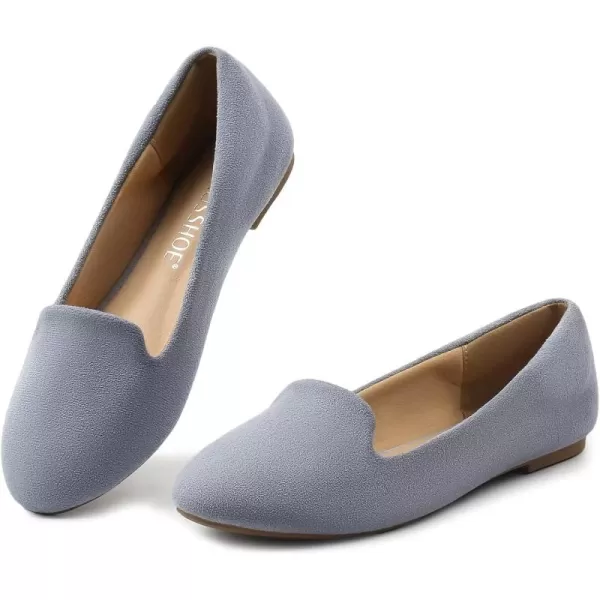 MUSSHOE Flats Shoes Women Comfortable Round Toe Memory Foam Women's Flats