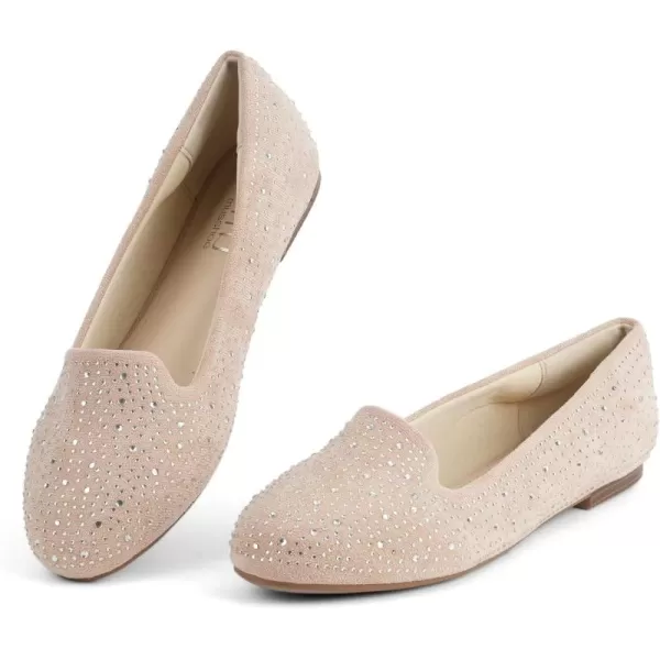 MUSSHOE Flats Shoes Women Comfortable Round Toe Memory Foam Women's Flats