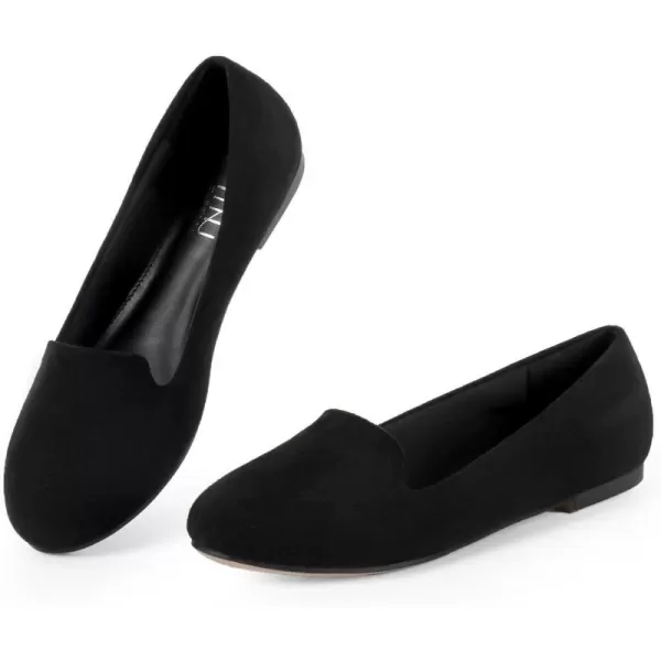 MUSSHOE Flats Shoes Women Comfortable Round Toe Memory Foam Women's Flats