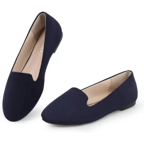 MUSSHOE Flats Shoes Women Comfortable Round Toe Memory Foam Women's Flats
