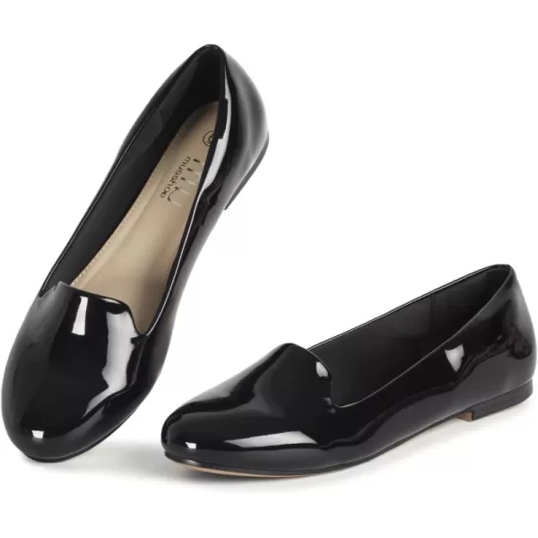 MUSSHOE Flats Shoes Women Comfortable Round Toe Memory Foam Women's Flats