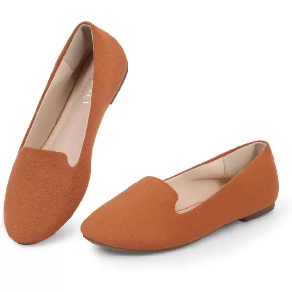 MUSSHOE Flats Shoes Women Comfortable Round Toe Memory Foam Women's Flats