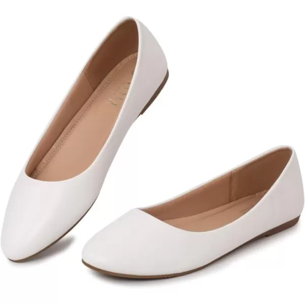 MUSSHOE Flats Shoes Women Pointed Toe Basic Womens Flats