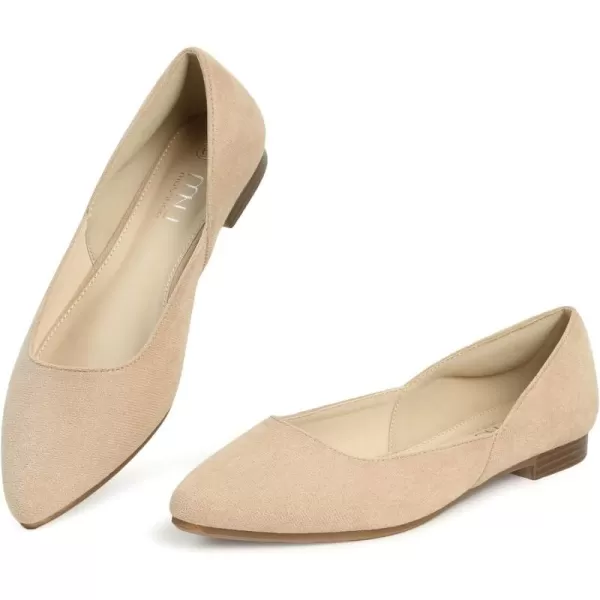 MUSSHOE Flats Shoes Women Pointed Toe Flats for Women Elegant Women's Flats