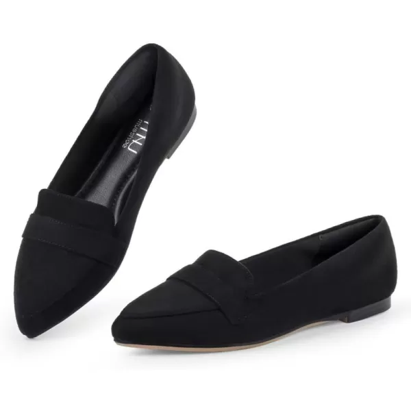 MUSSHOE Flats Shoes Women Pointed Toe Womens Flats Loafers