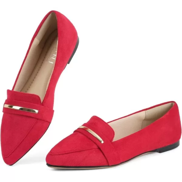 MUSSHOE Flats Shoes Women Pointed Toe Womens Flats Loafers