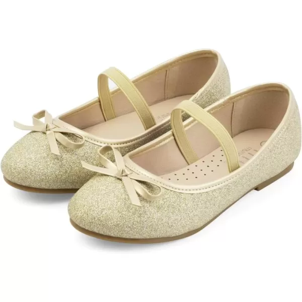 MUSSHOE Girl's Flats Shoes Toddler/Little Kid/Big Kid Girls Dress Shoes Princess Mary Jane Ballet Walking Shoes for Girls