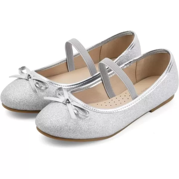 MUSSHOE Girl's Flats Shoes Toddler/Little Kid/Big Kid Girls Dress Shoes Princess Mary Jane Ballet Walking Shoes for Girls