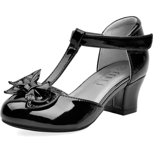 MUSSHOE Girls little/Toddle low heel dress shoes Flower Girl Sandals for Party Wedding