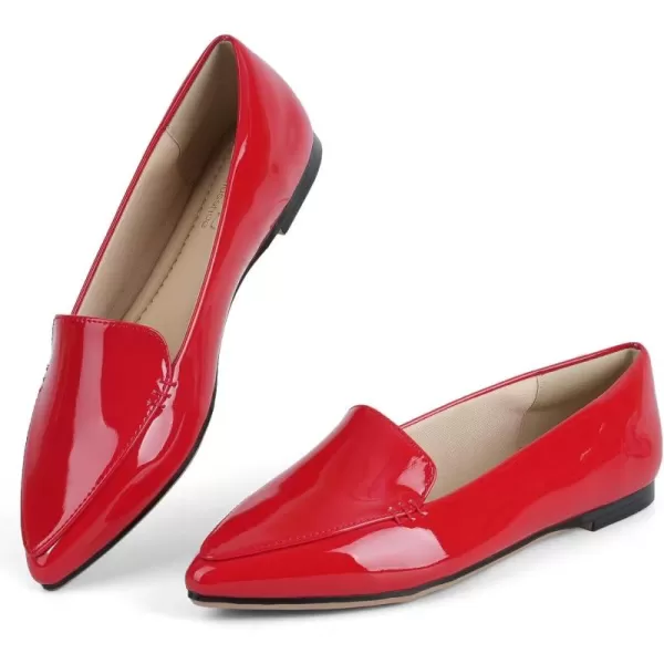 MUSSHOE Loafers for Women Comfortable Pointed Toe Memory Foam Women's Loafers