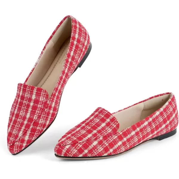 MUSSHOE Loafers for Women Comfortable Pointed Toe Memory Foam Women's Loafers