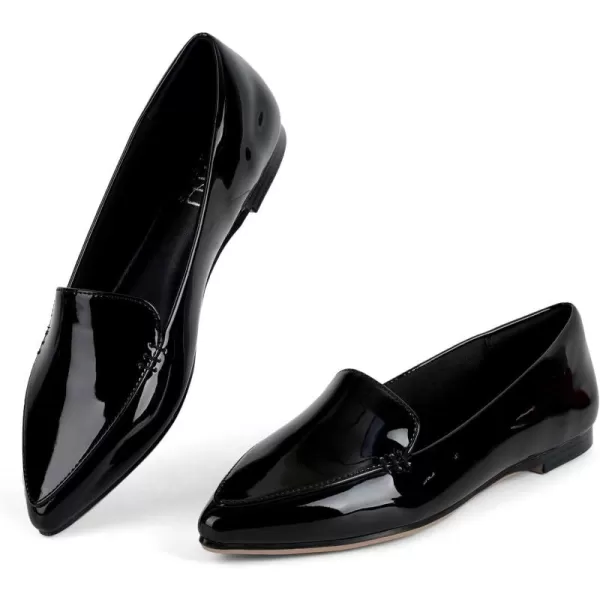 MUSSHOE Loafers for Women Comfortable Pointed Toe Memory Foam Women's Loafers