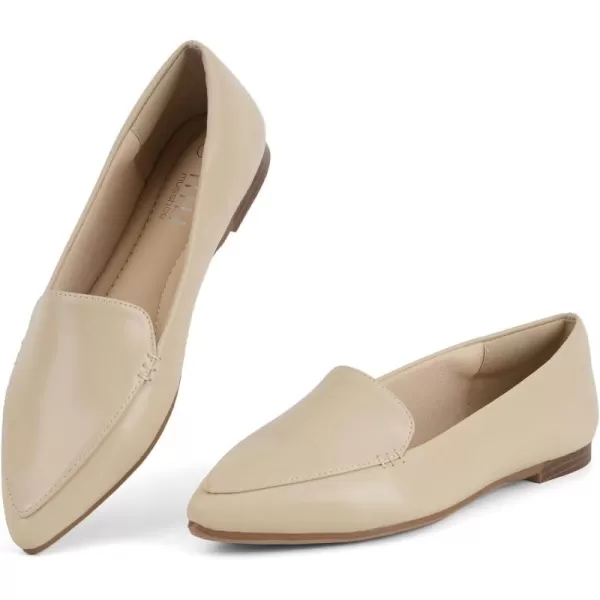 MUSSHOE Loafers for Women Comfortable Pointed Toe Memory Foam Women's Loafers