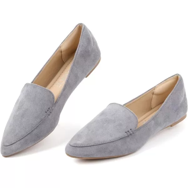 MUSSHOE Loafers for Women Comfortable Pointed Toe Memory Foam Women's Loafers