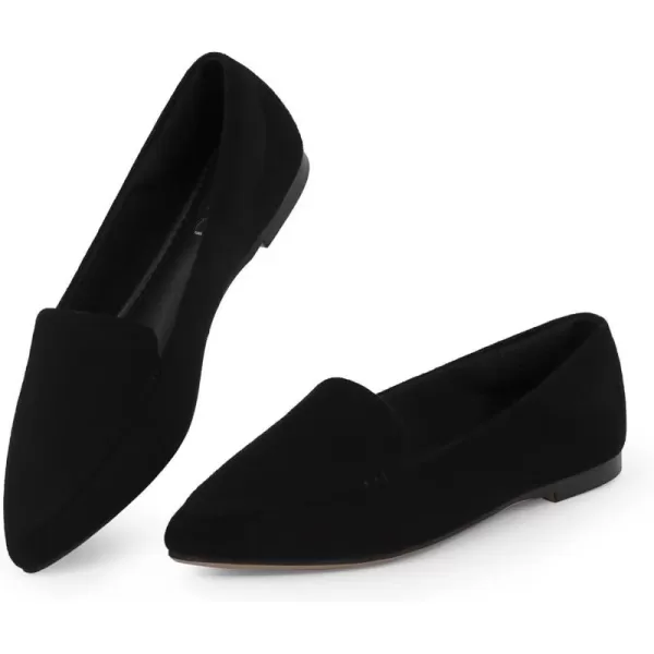 MUSSHOE Loafers for Women Comfortable Pointed Toe Memory Foam Women's Loafers
