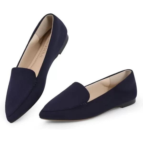 MUSSHOE Loafers for Women Comfortable Pointed Toe Memory Foam Women's Loafers
