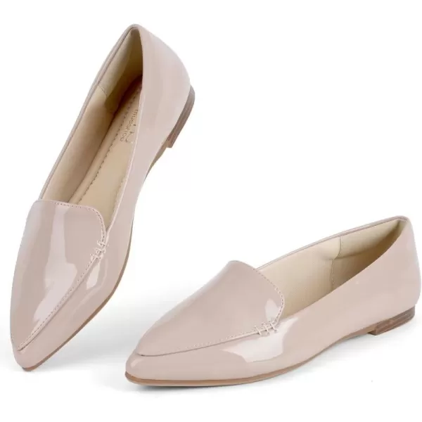 MUSSHOE Loafers for Women Comfortable Pointed Toe Memory Foam Women's Loafers