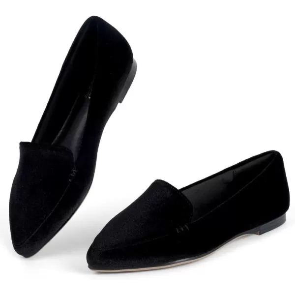 MUSSHOE Loafers for Women Comfortable Pointed Toe Memory Foam Women's Loafers