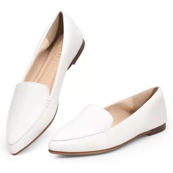 MUSSHOE Loafers for Women Comfortable Pointed Toe Memory Foam Women's Loafers