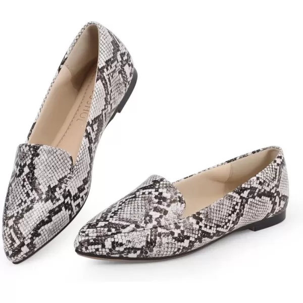 MUSSHOE Loafers for Women Comfortable Pointed Toe Memory Foam Women's Loafers