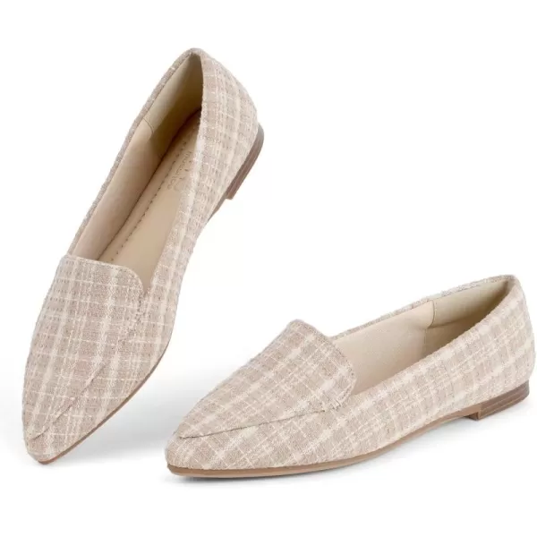 MUSSHOE Loafers for Women Comfortable Pointed Toe Memory Foam Women's Loafers
