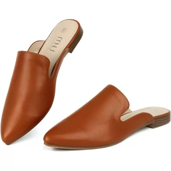 MUSSHOE Mules for Women Flats Comfortable Pointed Toe Women Mules
