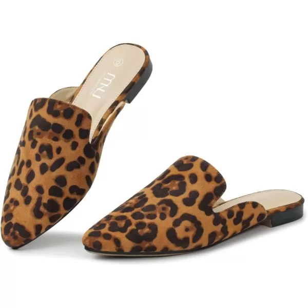 MUSSHOE Mules for Women Flats Comfortable Pointed Toe Women Mules