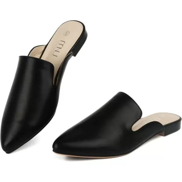 MUSSHOE Mules for Women Flats Comfortable Pointed Toe Women Mules